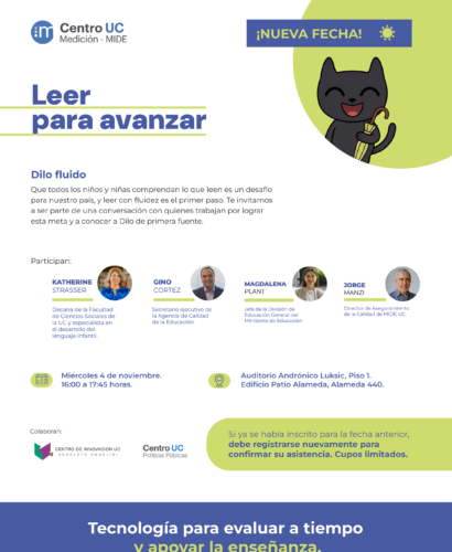Conversatorio Leer para avanzar MIDE UC