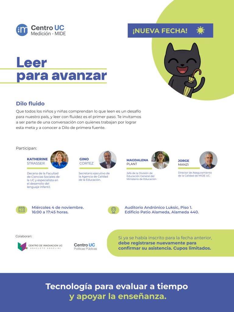 Conversatorio Leer para avanzar MIDE UC